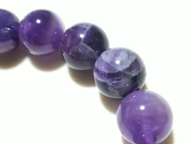 天然石★シェブロンアメジスト 10mm ブレス < 女性アクセサリー/時計 天然石★シェブロンアメジスト 10mm ブレス < 女性アクセサリー/時計の