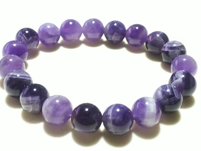 天然石★シェブロンアメジスト 10mm ブレス < 女性アクセサリー/時計 天然石★シェブロンアメジスト 10mm ブレス < 女性アクセサリー/時計の