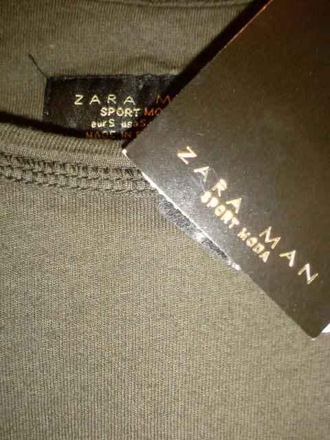 □ZARA/ザラ デザイン ロング Tシャツ/メンズ/カーキ・S☆新品 < ブランド □ZARA/ザラ デザイン ロング Tシャツ/メンズ/カーキ・S☆新品 < ブランドの