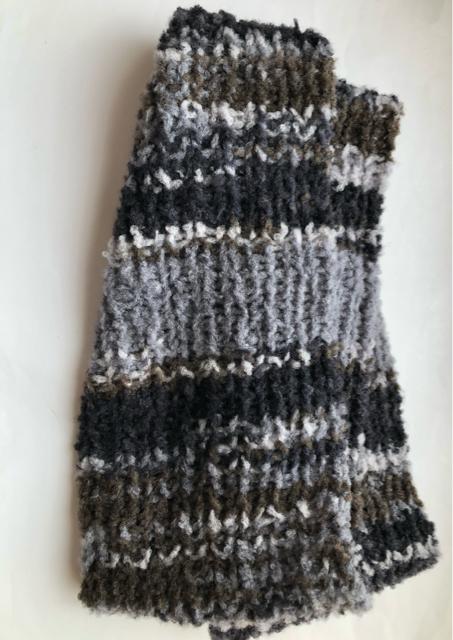 ハンドメイド スヌード かる〜い毛糸♪ ボーダー 男女兼用 mix < 男性ファッション  ハンドメイド スヌード かる〜い毛糸♪ ボーダー 男女兼用 mix < 男性ファッションの