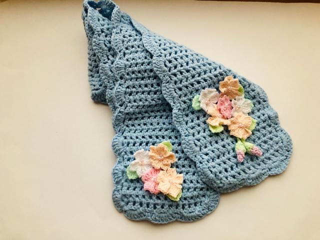 ハンドメイド ストール 春♪春♪さくら〜♪さくら満開♪ < 女性ファッション  ハンドメイド ストール 春♪春♪さくら〜♪さくら満開♪ < 女性ファッションの