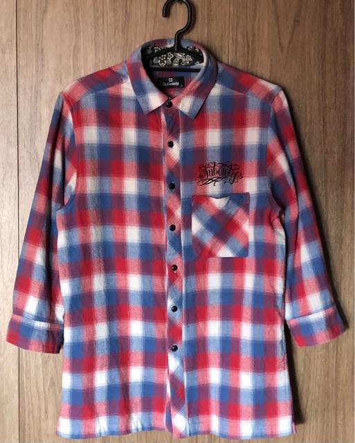 《subciety》七分丈シャツ サブサエティー ビンテージ VINTAGE ヴィンテージ 古着 USED デザイナーズ シャツ < ブランド  《subciety》七分丈シャツ サブサエティー ビンテージ VINTAGE ヴィンテージ 古着 USED デザイナーズ シャツ  < ブランドの