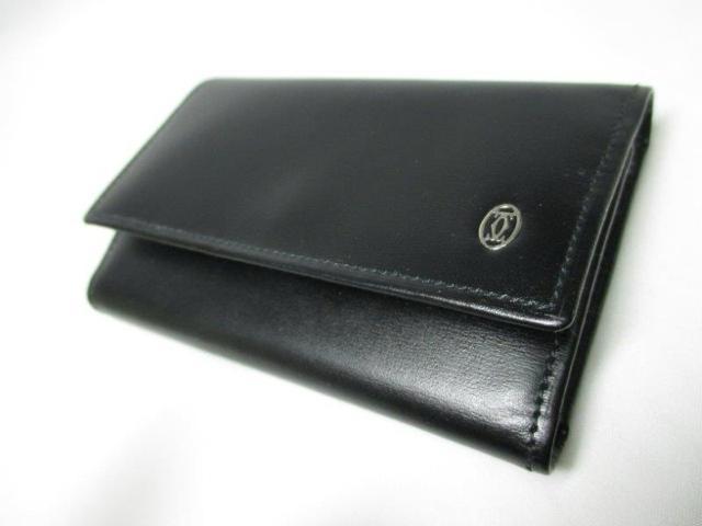 カルティエ 6連キーケース 黒 ブラック Cartier 本物 < ブランド  カルティエ 6連キーケース 黒 ブラック Cartier 本物  < ブランドの