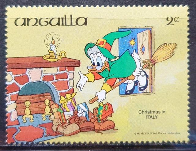 海外切手 未使用切手 1984年 ディズニー クリスマス アンギラ ドナルドダック 【イタリアのクリスマス】 < ホビー 海外切手 未使用切手 1984年 ディズニー クリスマス アンギラ ドナルドダック 【イタリアのクリスマス】 < ホビーの