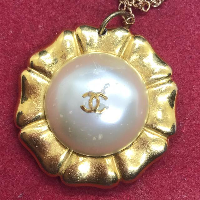 正規品 ヴィンテージシャネル CoCo フラワーモチーフ フェイクパールネックレス < ブランド 正規品 ヴィンテージシャネル CoCo フラワーモチーフ フェイクパールネックレス < ブランドの