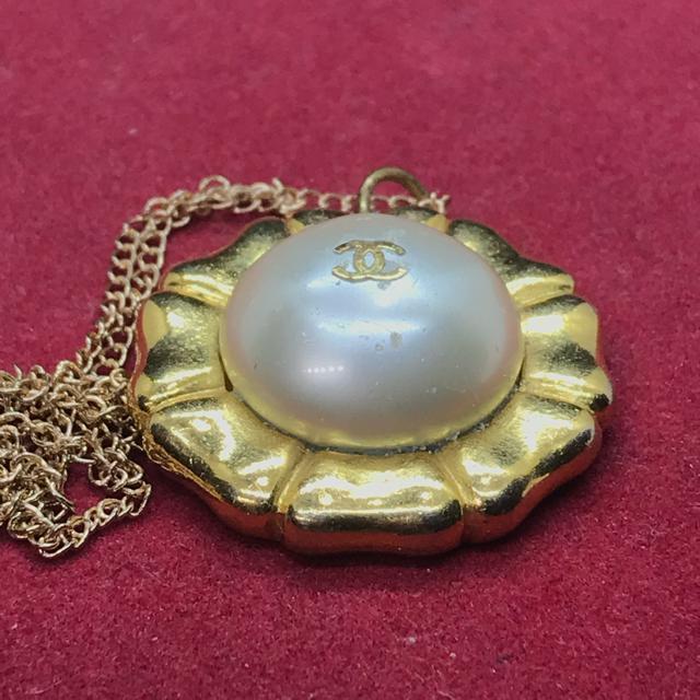 正規品 ヴィンテージシャネル CoCo フラワーモチーフ フェイクパールネックレス < ブランド 正規品 ヴィンテージシャネル CoCo フラワーモチーフ フェイクパールネックレス < ブランドの