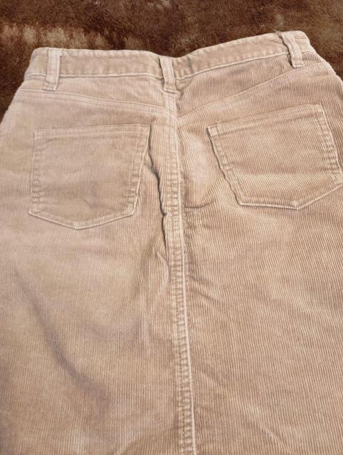 コーデュロイ台形スカート☆サイズM < 女性ファッション コーデュロイ台形スカート☆サイズM < 女性ファッションの