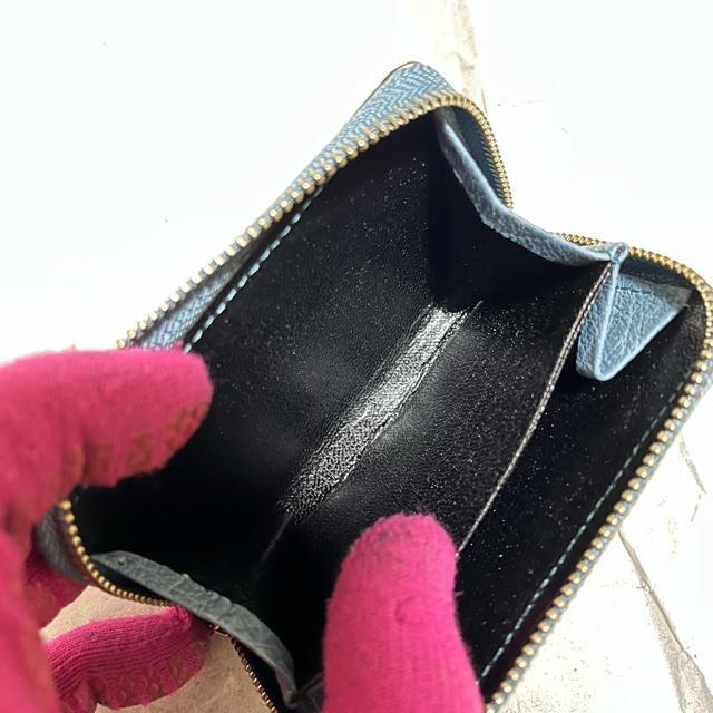 【美品】【オーストリッチ】 本革 / コインケース / ブルー系 < 女性ファッション 【美品】【オーストリッチ】 本革 / コインケース / ブルー系 < 女性ファッションの