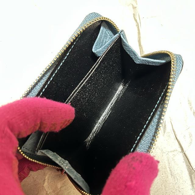【美品】【オーストリッチ】 本革 / コインケース / ブルー系 < 女性ファッション 【美品】【オーストリッチ】 本革 / コインケース / ブルー系 < 女性ファッションの