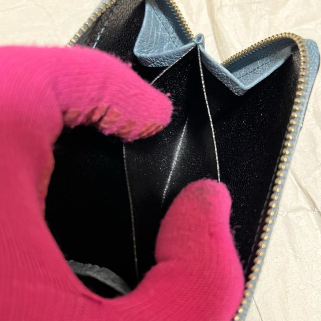 【美品】【オーストリッチ】 本革 / コインケース / ブルー系 < 女性ファッション 【美品】【オーストリッチ】 本革 / コインケース / ブルー系 < 女性ファッションの