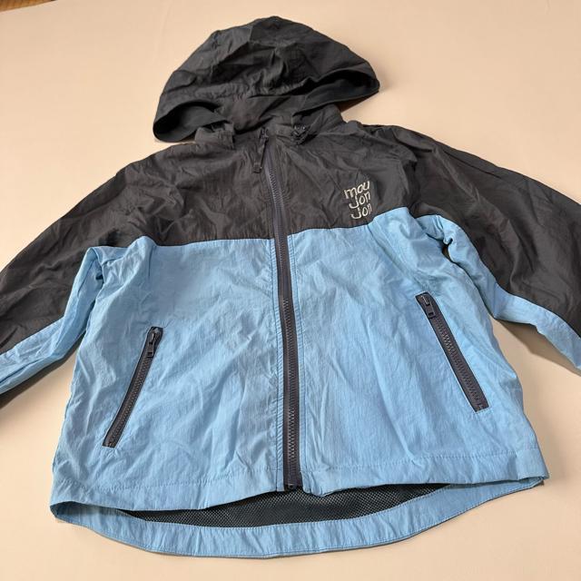 【mou jon jon】薄手 ジップアップ フーディージャケット 110cm < キッズ/ベビー 【mou jon jon】薄手 ジップアップ フーディージャケット 110cm < キッズ/ベビーの