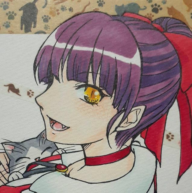 本日早終 自作イラストA5 ゲゲゲの鬼太郎/猫娘 *サイズ注意* < アニメ/コミック/キャラクター 本日早終 自作イラストA5 ゲゲゲの鬼太郎/猫娘 *サイズ注意* < アニメ/コミック/キャラクターの