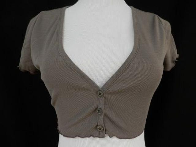 コゲ茶ブラウンサファリリゾートミニボレロカーディガン < ブランド コゲ茶ブラウンサファリリゾートミニボレロカーディガン < ブランドの