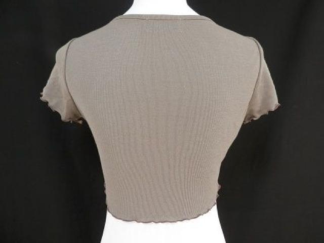 コゲ茶ブラウンサファリリゾートミニボレロカーディガン < ブランド コゲ茶ブラウンサファリリゾートミニボレロカーディガン < ブランドの