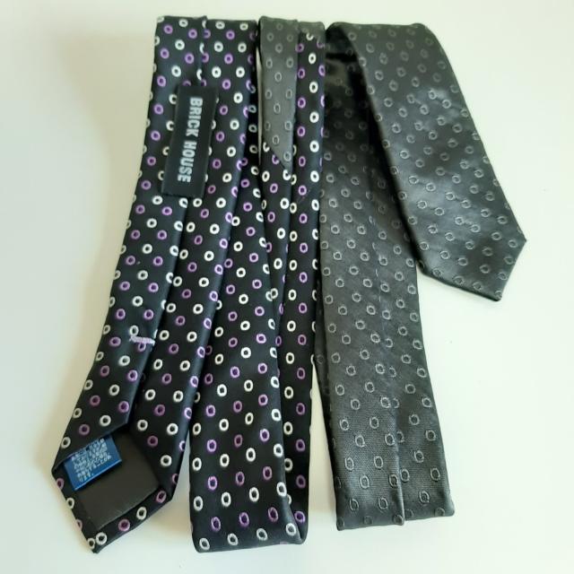 美品 BRICK HOUSE ブラック ハウス ネクタイ < 男性ファッション  美品 BRICK HOUSE ブラック ハウス ネクタイ  < 男性ファッションの