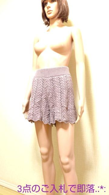 ☆HEATHER☆綺麗な鍵編みニットのキュロットB264☆3点で即落 < ブランド  ☆HEATHER☆綺麗な鍵編みニットのキュロットB264☆3点で即落 < ブランドの