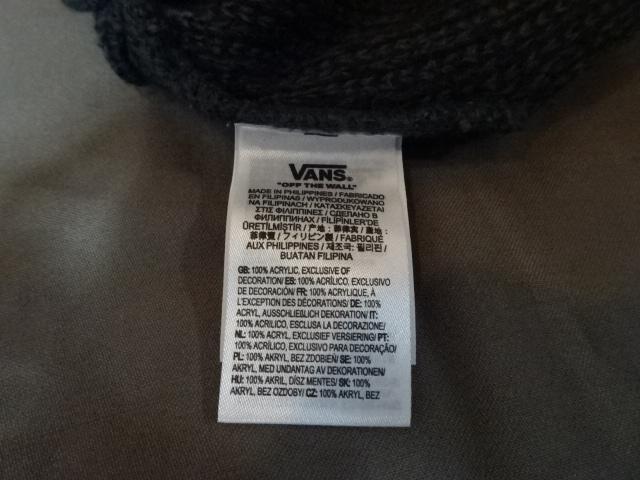 USA購入 バンズ【VANS】シンプルデザイン ロゴマーク付 ニットキャップ < 男性ファッション  USA購入 バンズ【VANS】シンプルデザイン ロゴマーク付 ニットキャップ < 男性ファッションの