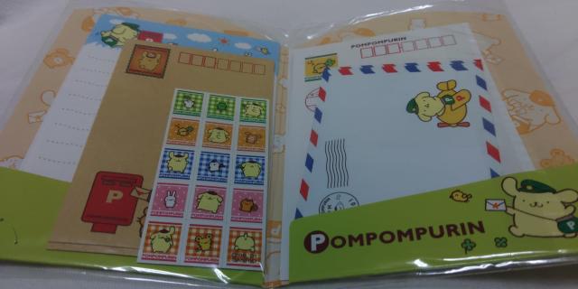ポムポムプリン ゆうびんメモセット < アニメ/コミック/キャラクター  ポムポムプリン ゆうびんメモセット < アニメ/コミック/キャラクターの