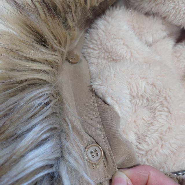 100円スタート 中綿モッズコート 裏地毛布であったかぬくぬく サイズМ < 女性ファッション  100円スタート 中綿モッズコート 裏地毛布であったかぬくぬく サイズМ < 女性ファッションの