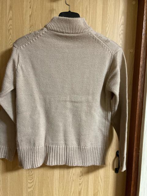 2079.ケーブルニット☆ハイネック長袖セーター☆茶系☆サイズM程度 < 女性ファッション 2079.ケーブルニット☆ハイネック長袖セーター☆茶系☆サイズM程度 < 女性ファッションの