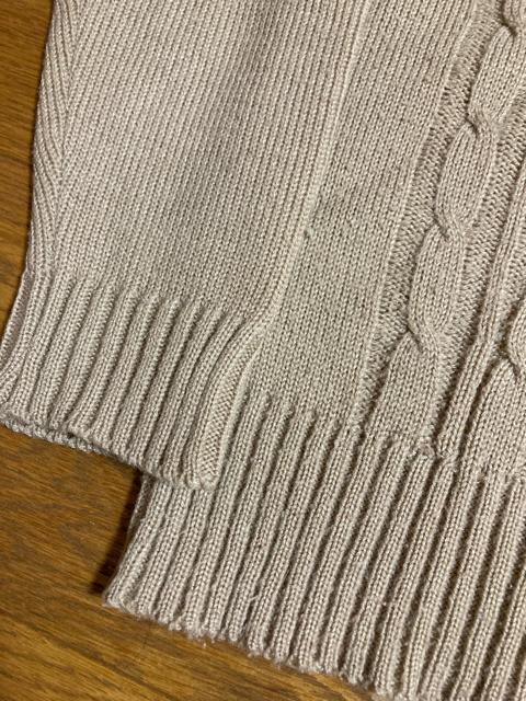 2079.ケーブルニット☆ハイネック長袖セーター☆茶系☆サイズM程度 < 女性ファッション 2079.ケーブルニット☆ハイネック長袖セーター☆茶系☆サイズM程度 < 女性ファッションの