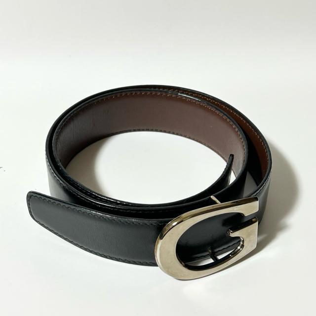 ���i�@GUCCI �O�b�` G�o�b�N�� ���f�B�[�X �x���g ���U�[ 036�E2854�E0956 �u���b�N �S�[���h���� �� �u�����h�� 