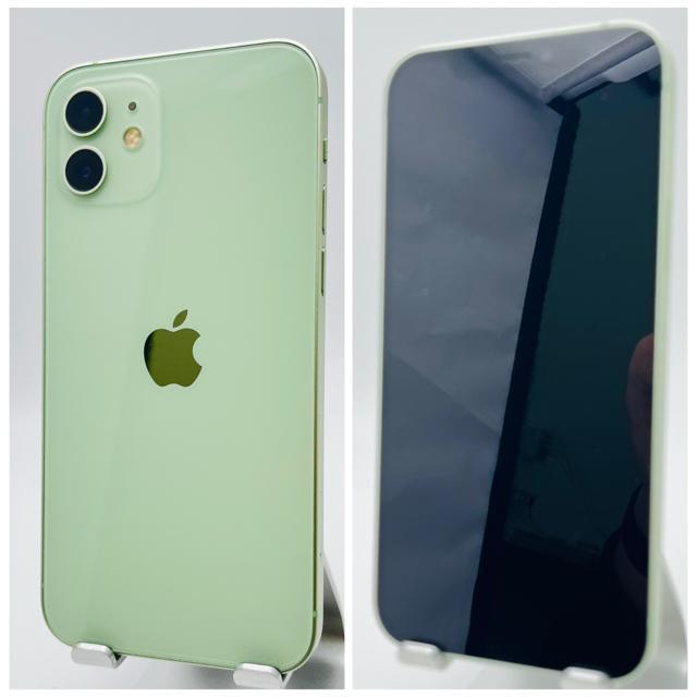 C 100% iPhone 12 128 GB SIM�t���[ �O���[�� �{�� �� �Ɠd/AV�� 