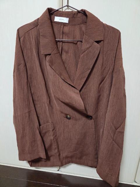 ANGIE�e�[���[�h�W���P�b�g �I�[�o�[�T�C�Y �W���P�b�g �u���E�� �� �����t�@�b�V������ 