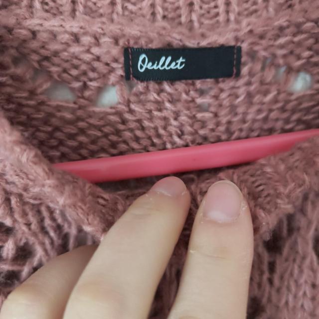 Oeillet �s���N ���[�X�҂� �j�b�g�Z�[�^�[ �� �����t�@�b�V������ 