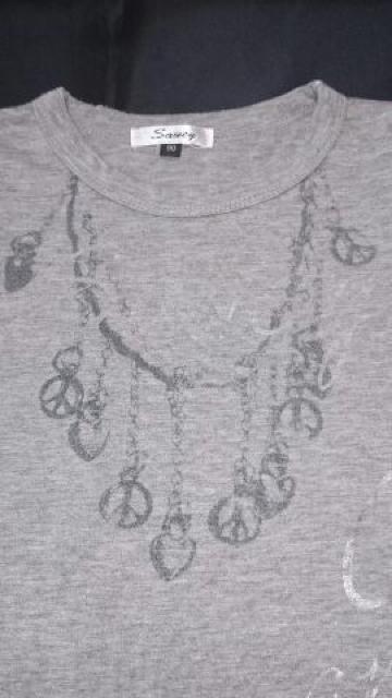 ☆フェイクプリントデザイン半袖チュニックTEE☆ < ブランド ☆フェイクプリントデザイン半袖チュニックTEE☆ < ブランドの