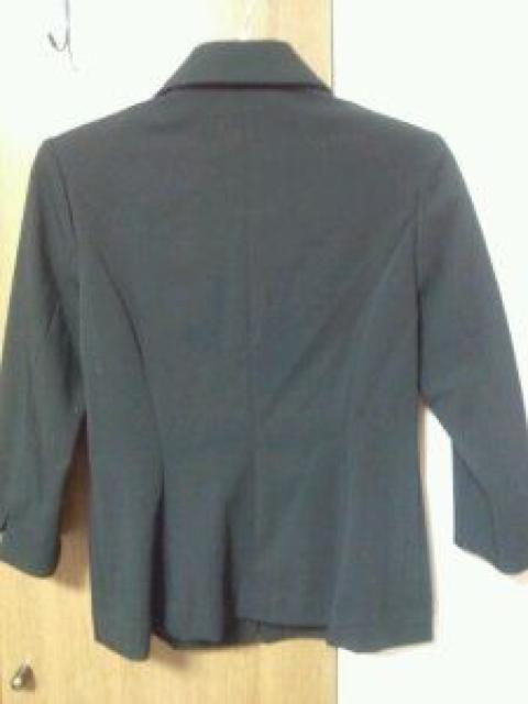 黒ステンカラー8分袖ジャケット厚地国産高級綺麗系細身M7〜9号 < 女性ファッション  黒ステンカラー8分袖ジャケット厚地国産高級綺麗系細身M7〜9号 < 女性ファッションの