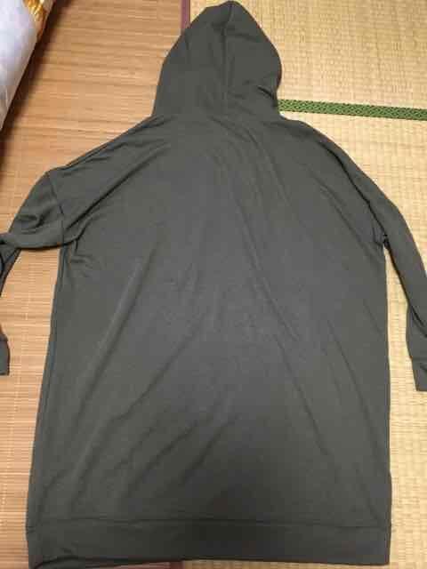 ゆったりシルエット・トラ刺繍ロングパーカー。カーキ < ブランド ゆったりシルエット・トラ刺繍ロングパーカー。カーキ < ブランドの