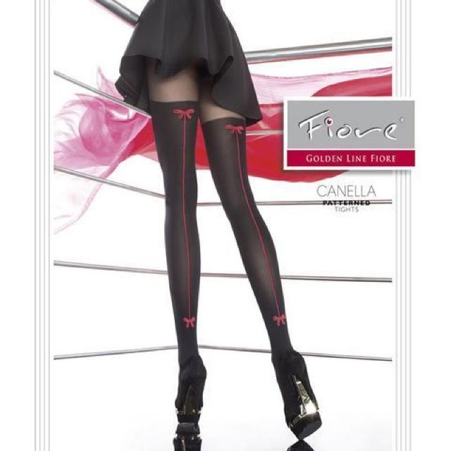 大サイズ リボンバックシームデザインのタイツ < 女性ファッション  大サイズ リボンバックシームデザインのタイツ < 女性ファッションの