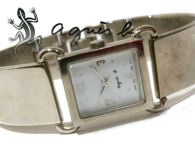 レア品 アニエスb./agnes b. バングルタイプ 腕時計★ < ブランド  レア品 アニエスb./agnes b. バングルタイプ 腕時計★ < ブランドの