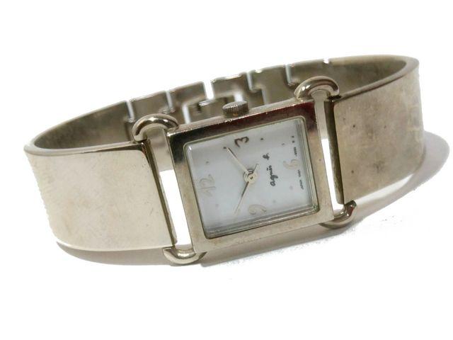 レア品 アニエスb./agnes b. バングルタイプ 腕時計★ < ブランド  レア品 アニエスb./agnes b. バングルタイプ 腕時計★ < ブランドの