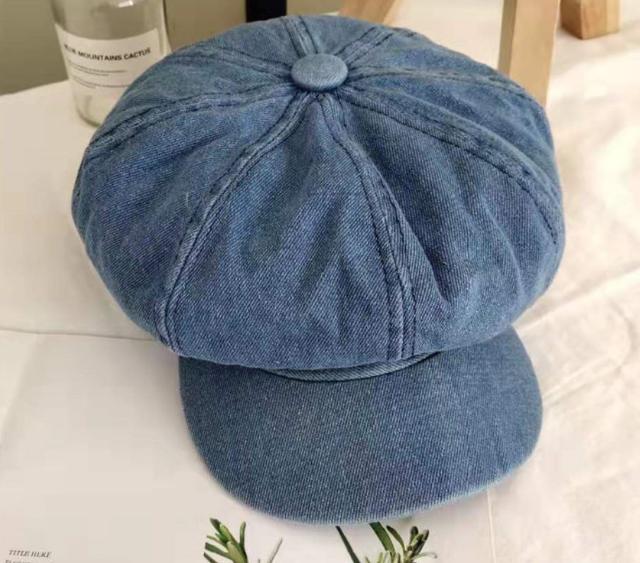 送料無料 レディース 帽子 デニム キャスケット インディゴ < 女性ファッション  送料無料 レディース 帽子 デニム キャスケット インディゴ  < 女性ファッションの