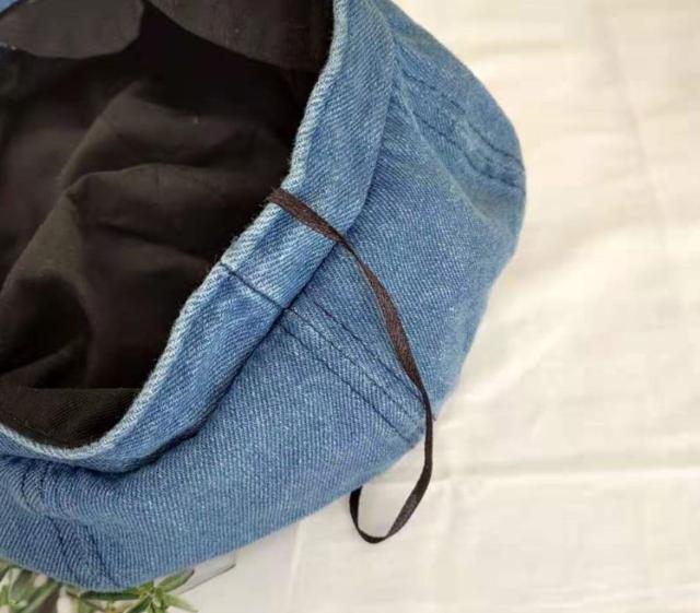 送料無料 レディース 帽子 デニム キャスケット インディゴ < 女性ファッション  送料無料 レディース 帽子 デニム キャスケット インディゴ < 女性ファッションの