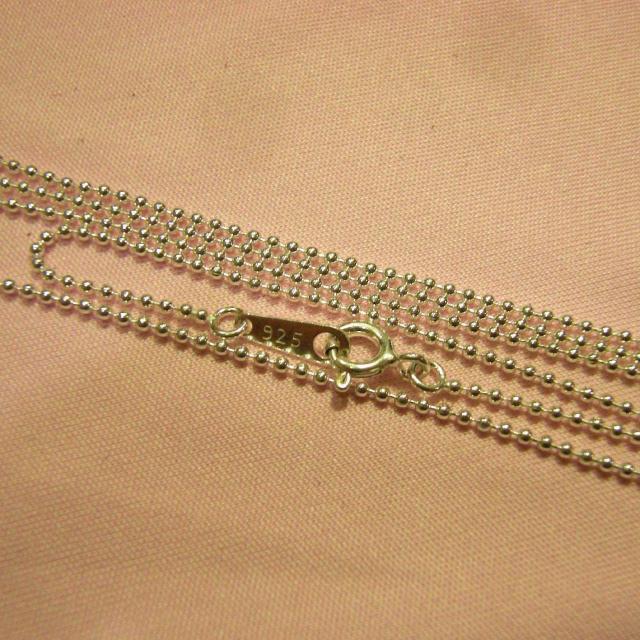 細めボールチェーン 40cm 1.2mm玉 SterlingSilver☆ < 女性アクセサリー/時計  細めボールチェーン 40cm 1.2mm玉 SterlingSilver☆ < 女性アクセサリー/時計の