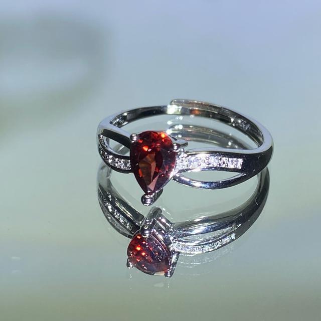 《No.R080》高品質宝石質 モザンビークガーネット フリーサイズリング < 女性アクセサリー/時計  《No.R080》高品質宝石質 モザンビークガーネット フリーサイズリング < 女性アクセサリー/時計の