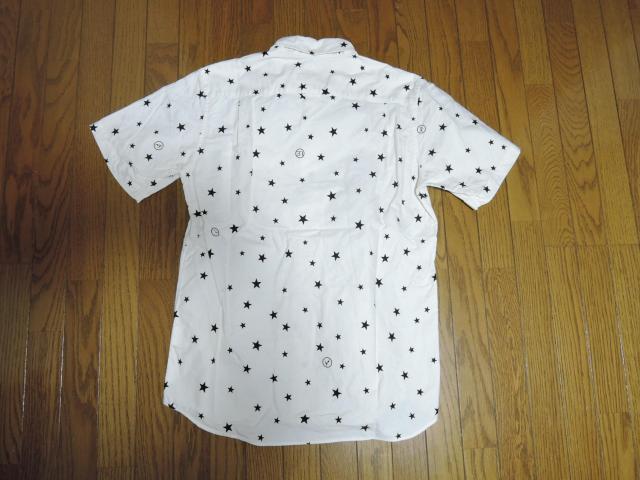 uniform experiment white line ユニフォームエクスペリメント ★星柄ドット 半袖シャツ 1 白 < ブランド uniform experiment white line ユニフォームエクスペリメント ★星柄ドット 半袖シャツ 1 白 < ブランドの