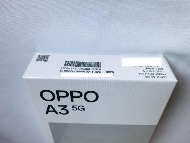 新品 OPPO A3 5G 4GB 128G CPH2639 SIM フリー 黒 Black MediaTek Dimensity < 家電/AV 新品 OPPO A3 5G 4GB 128G CPH2639 SIM フリー 黒 Black MediaTek Dimensity < 家電/AVの