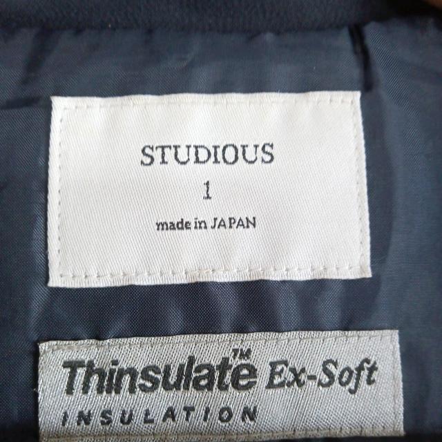 STUDIOUS テックジャケット 黒 撥水 シンサレート 軽量 < 男性ファッション STUDIOUS テックジャケット 黒 撥水 シンサレート 軽量 < 男性ファッションの