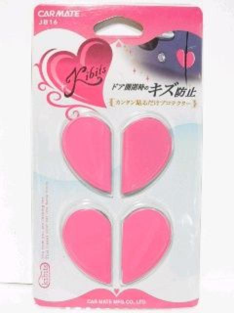 可愛い♪車の開閉キズ防止やサイドミラー等に ハートプロテクター < 自動車/バイク 可愛い♪車の開閉キズ防止やサイドミラー等に ハートプロテクター < 自動車/バイク
