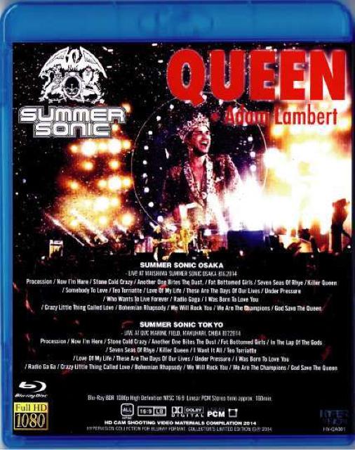 Queen,Adam Lambert NB[2014 T}\jさt(Blu-Ray)  CD/DVD/rfI 