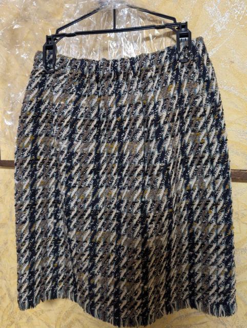 ウィルセレクション ツイード風タイトスカート 美品 巻きスカート風 スカート < ブランド  ウィルセレクション ツイード風タイトスカート 美品 巻きスカート風 スカート < ブランドの