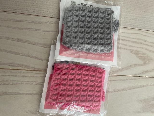 紐付き ピンク 灰色 アクリルたわし たわし ハンドメイド 2枚 タワシ アクリルタワシ < インテリア/ライフ  紐付き ピンク 灰色 アクリルたわし たわし ハンドメイド 2枚 タワシ アクリルタワシ  < インテリア/ライフの