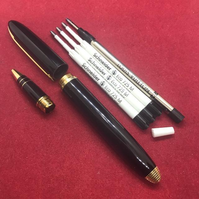 レア 正規品 ルイヴィトン ドックドゥーブル ボールペン 黒×金 リフィル付属 < ブランド  レア 正規品 ルイヴィトン ドックドゥーブル ボールペン 黒×金 リフィル付属 < ブランドの