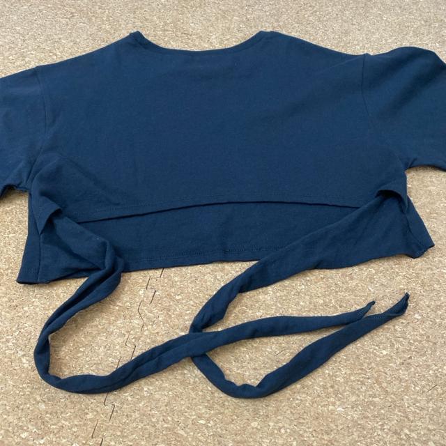 美品 Mサイズ レピピアルマリオ 半袖Tシャツ 黒 リボン付き < ブランド  美品 Mサイズ レピピアルマリオ 半袖Tシャツ 黒 リボン付き < ブランドの