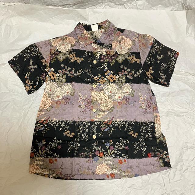【倉ETERNAL 備中倉敷工房】〈圧巻の和柄〉 半袖シャツ / SS 日本製 < ブランド 【倉ETERNAL 備中倉敷工房】〈圧巻の和柄〉 半袖シャツ / SS 日本製 < ブランドの