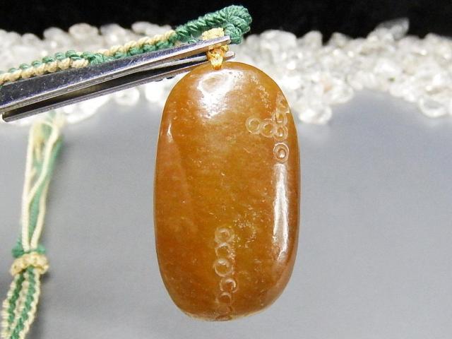 一点物和田玉天然石手彫り布袋様仏像木綿紐ネックレスUK1-7-08RYZa < 女性アクセサリー/時計  一点物和田玉天然石手彫り布袋様仏像木綿紐ネックレスUK1-7-08RYZa < 女性アクセサリー/時計の